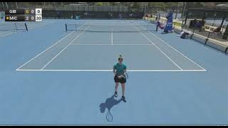 W75 Playford Singles R16 TALIA GIBSON Vs ELENA MICIC [upl. by Anirahtak713]