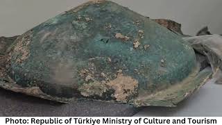 Bronze shields and helmet dedicated to Haldi discovered in ancient Urartian castle in Turkey [upl. by Anora711]