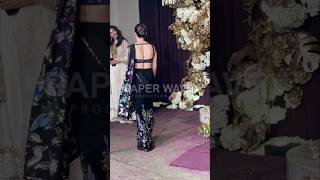 Sanya Malhotra At Manish Malhotra Diwali Party bollywood video sanyamalhotra [upl. by Barbe860]