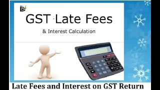 LATE FEES LIMIT UNDER GST [upl. by Kerrin253]