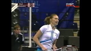 Steffi Graf vs Gabriela Sabatini Exhibition Berlin 2004 2Set partly [upl. by Thadeus]