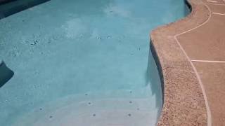 Florida Stucco Sky Blue Pool Plaster Finish  Bristol PA [upl. by Ibrad]