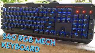 Best Budget Mechanical Keyboard  Redragon Varuna K559 RGB Review [upl. by Helas]