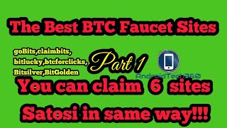 29 Best and trusted BTC faucet sites and you can claim 6k satosi in same way part 1 Dont Miss [upl. by Newman522]