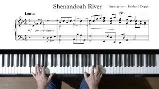 quotFantasy on Shenandoah Riverquot PIANO SOLO arr Eckhard Deppe [upl. by Nnainot604]