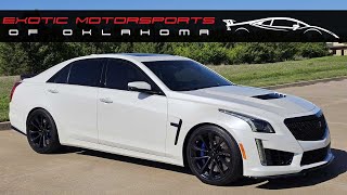 P526 2017 CADILLAC CTSV 62L V8 Supercharged LT4  custom painted emblems  blacked out [upl. by Trebornhoj996]