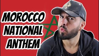 🇲🇦 Morocco National Anthem  Cherifian Anthem British REACTION [upl. by Saleem591]