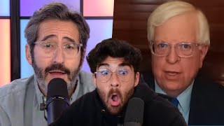 Sam Seder TRICKS Dennis Prager Into Debate On Israel  Hasanabi reacts [upl. by Assena641]