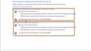 Configuración del Cortafuegos en Windows 7 [upl. by Corder896]