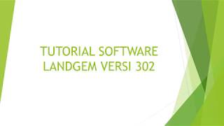 PP  Tutorial LandGEM v302 [upl. by Nangatrad]