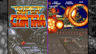 Super Contra Longplay Arcade QHD [upl. by Aihsercal298]