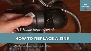 How to Replace a Porcelain Kitchen Sink [upl. by Nongim]