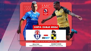 UNIVERSIDAD DE CHILE vs COQUIMBO UNIDO  SEMIS NACIONAL VUELTA  COPA CHILE 2024  MODO RADIO [upl. by Llimaj]