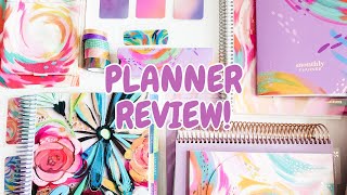 NEW Erin Condren LifePlanner Review 📓 Inspire Vertical amp Canvas Horizontal [upl. by Mozart378]