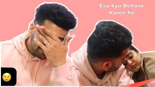 Ignoring My Husband Prank  He Cried  Abhishek and Miesha couplegoals pranks husbandwife [upl. by Sokin231]