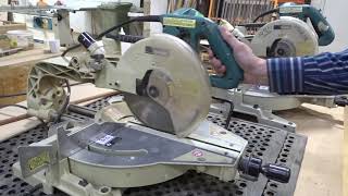 Makita LS1013 Chop Saw yr 2004 [upl. by Annabela306]