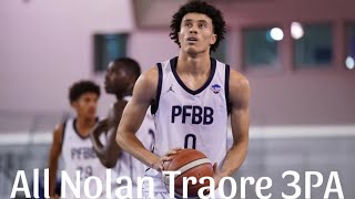 All of Nolan Traore 3 point attempts 202324 [upl. by Orfield]