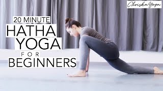 Hatha Yoga for Beginners  20 Min Gentle Beginners Yoga Class  ChriskaYoga [upl. by Leopoldine]