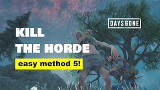 Days Gone Old sawmill horde Easy method 5 [upl. by Abagael]