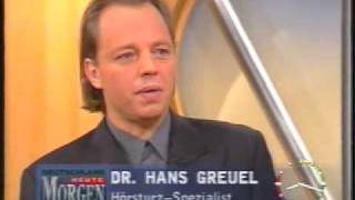 Hörsturz Experte Dr Greuel im TVInterview Hörsturz ist heilbar [upl. by Iruahs983]