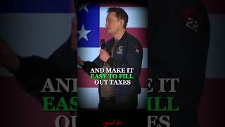 Elon Musk A Simpler Tax Code ⚖️简化 elonmusk shortspeeches shorts [upl. by Norrv93]