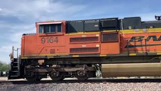 BNSF 9164 through Aplington IA 5624 [upl. by Atinev57]