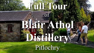 Full Whisky Distillery Tour  Blair Athol Distillery in Pitlochry Scotland [upl. by Melinde]