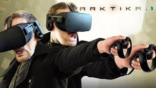 DOUBLE TEAM IN VR  Arktika VR Gameplay [upl. by Aikemaj]