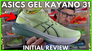 ASICS GEL KAYANO 31 REVIEW  MAX CUSHIONED STABILITY UPDATE  EDDBUD [upl. by Adnauqahs275]