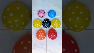 6 PolkaDot water colorful balloons popping reverse video asmr balloonpop balloonpopping [upl. by Lyckman]