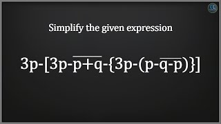 how to Simplify the the given Expression  Math Video  ClassClips [upl. by Einned]