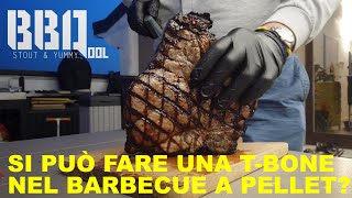 Si può fare una tbone sul barbecue a pellet Si segna bene Come viene Vediamo [upl. by Leaffar]