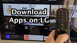 LG Smart TV  How to Download Apps [upl. by Fablan]