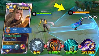 NEW LANCELOT UPDATED DAMAGE BUILD AND EMBLEM FOR ONE SHOT 100 LETHAL [upl. by Veal]