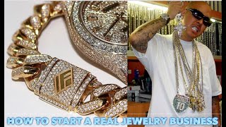 HOW TO START A JEWELRY BUSINESS WITH 1000 LIKE BEN BALLER AND TV JOHNNY  REAL GOLD AND DIAMONDS [upl. by Yttak679]