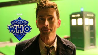 David Tennant Films the Regeneration  The Power of the Doctor  Doctor Who [upl. by Macdonell]