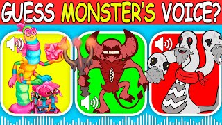 GUESS the MONSTERS VOICE  MY SINGING MONSTERS  LUCIFORK BARBEERD RARE BOOQWURM PIPLASH [upl. by Flore]