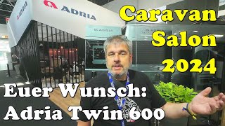 Zweimal Besonders Adria Twin Edition 600 SPB und Twin Sports 640 SGX  Caravan Salon 2024 [upl. by Petes]