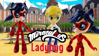 LADYBUG  Miraculous Ladybug amp Cat Noir My Little Pony Custom Doll DIY from Equestria Girls Mini [upl. by Ahseikal996]