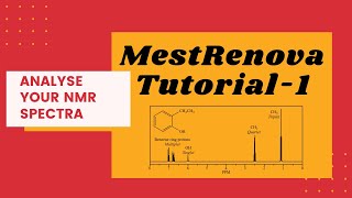 How to use MestRenova  Basic Tutorial 1  NMR Spectra Analysis [upl. by Kinsley]