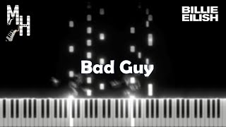 Billie Eilish  Bad Guy  Piano Cover  Sheets  MIDI  Magic Hands [upl. by Oranneg]