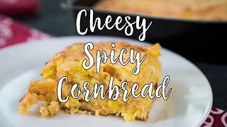 Cheesy Mexican Cornbread Recipe [upl. by Berghoff]