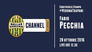 28 Ottobre 2016  Fabio Pecchia  STREAMING LIVE [upl. by Zahc]