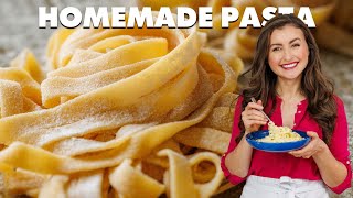 Easy Homemade Pasta Recipe  A StepbyStep Guide [upl. by Saturday316]