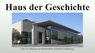 Haus der Geschichte [upl. by Keever]