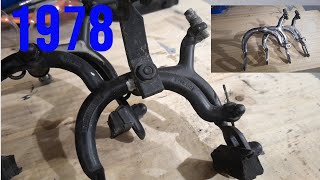 Weinmann Sidepull Brake from 1978 ASMR Restoration asmr restoration rebuild [upl. by Worlock]