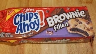 Chips Ahoy Brownie Filled Review [upl. by Nilpik]