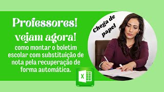 Boletim Escolar com Recuperação Automática [upl. by Acina]