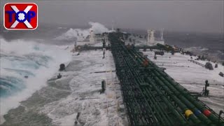 Ships in Storms 🔴 TopX monster waves [upl. by Richmound]