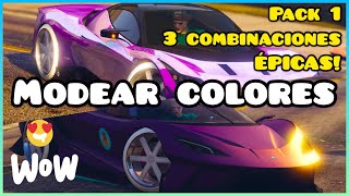 MODDED PAINT JOBS  COMO COMBINAR Y MODEAR COLORES Y PITURAS EN GTA 5  PINTURAS 4D Y MATE NACARADO [upl. by Assenyl778]